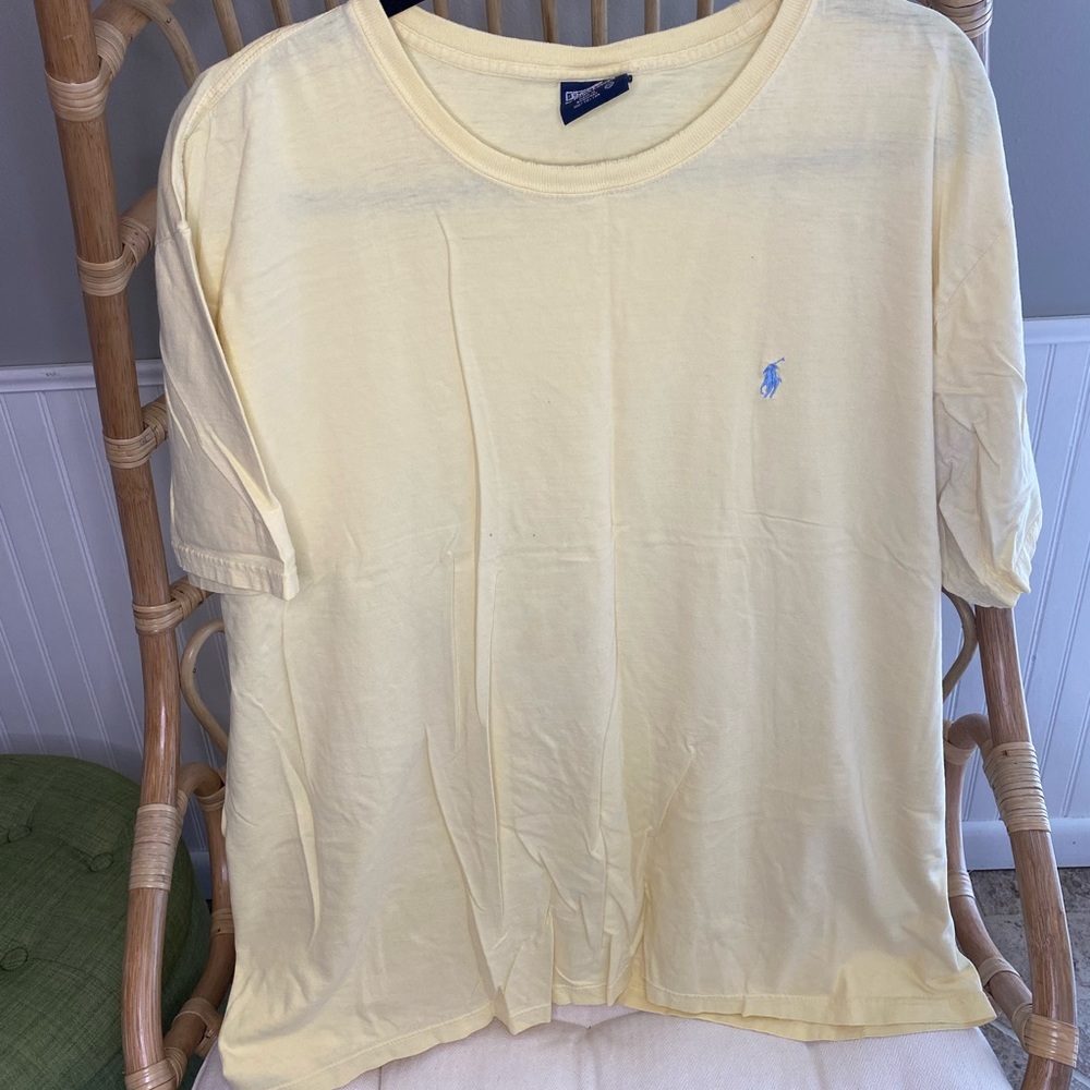 Yellow Polo by Ralph Lauren Tee Shirt | Short Sleeve | XXL